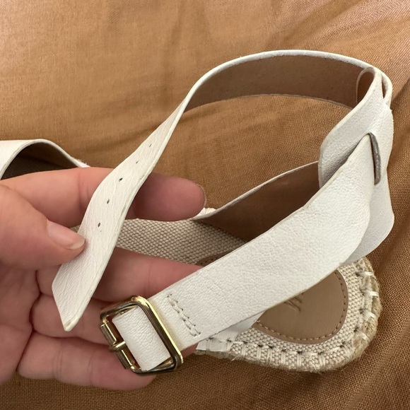 H&M white platform espadrilles sandals size 39 or US 8 - Picture 10 of 16